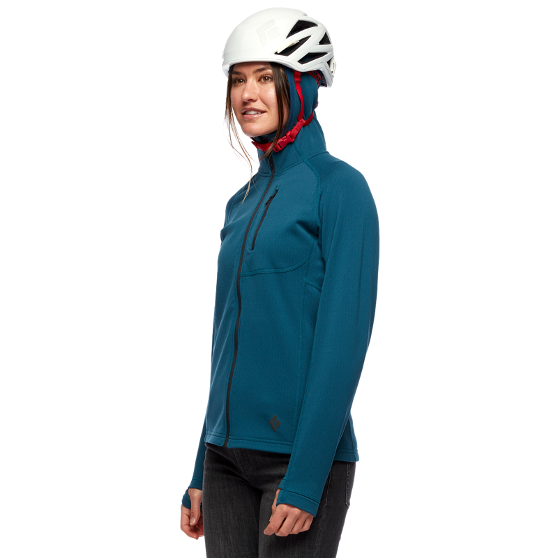 Black Diamond Women's Coefficient Hoodie Azurite-3